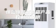 恒温恒湿试验箱产品控制器说明
