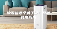 除湿机哪个牌子好？品牌特点浅析