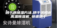 烘干房排湿方法,烘干房用耐高温除湿机_快速烘干