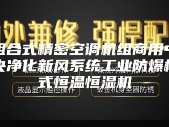 常见问题组合式精密空调机组商用中央净化新风系统工业防爆柜式恒温恒湿机