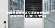 安诗曼电容恒温恒湿储存柜品牌(质量优选：2023已更新)