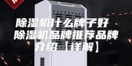 除湿机什么牌子好 除湿机品牌推荐品牌介绍【详解】