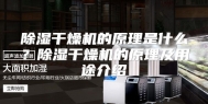 除湿干燥机的原理是什么？除湿干燥机的原理及用途介绍