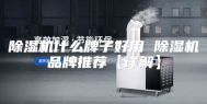除湿机什么牌子好用 除湿机品牌推荐【详解】