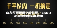 山东恒温恒湿空调机组  1500风量单冷型空调机组