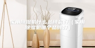 家用除湿机什么品牌最好（家用除湿机哪个品牌好）