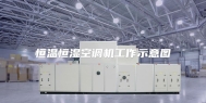 恒温恒湿空调机工作示意图