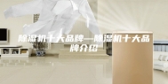除湿机十大品牌—除湿机十大品牌介绍