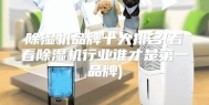 除湿机品牌十大排名(看看除湿机行业谁才是第一品牌)