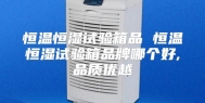 恒温恒湿试验箱品 恒温恒湿试验箱品牌哪个好,品质优越