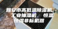 雅安市高低温除湿机，工业抽湿机  恒温恒湿非标机器