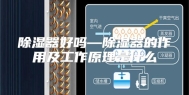 除湿器好吗—除湿器的作用及工作原理是什么