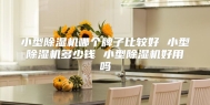小型除湿机哪个牌子比较好 小型除湿机多少钱 小型除湿机好用吗